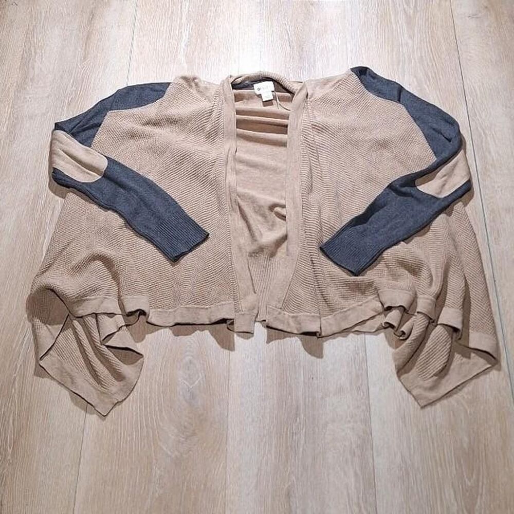 Unbranded Women's Brown and Tan Cardigan